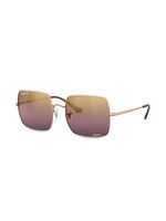 Ray-Ban lunettes de soleil Square Chromance - Or