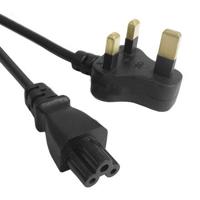 3 prong stijl kleine UK Notebook netsnoer kabel lengte: 1.2m