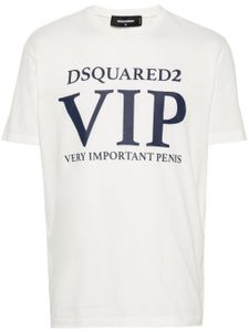 DSQUARED2 logo-print cotton T-shirt - Blanc