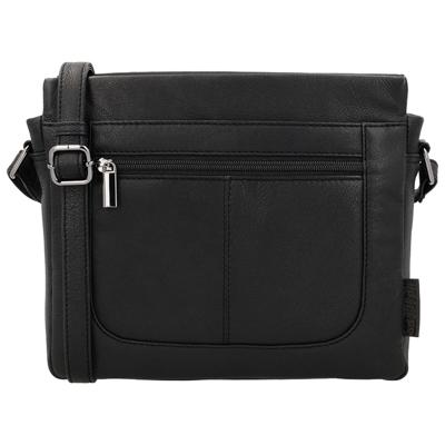 Beagles Leather Schoudertas Benidorm Zwart