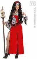 Vrouwelijke voodoo priester kostuum