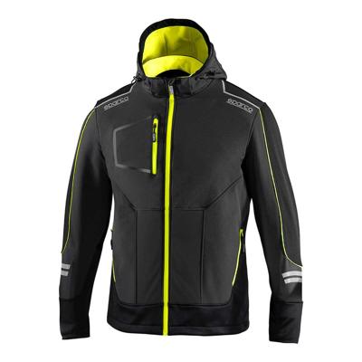 Heren Sportjas Sparco Tech Ndis Zwart Maat L