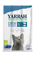 Yarrah kattensnack biologische kauwstaafjes 15gr Yarrah kattensnack biologische kauwstaafjes 15gr