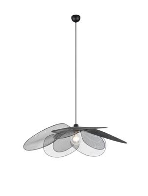 Trio Grote bohemian hanglampFleure Ø 87cm zwart - R36291032