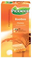 Pickwick thee, rooibos en honing, pak van 25 zakjes