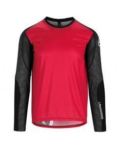 Assos Trail LS fietsshirt rood heren L