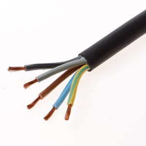 Kabel neopr. zwart 5x2.5
