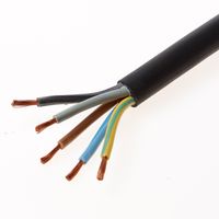 Kabel neopr. zwart 5x2.5
