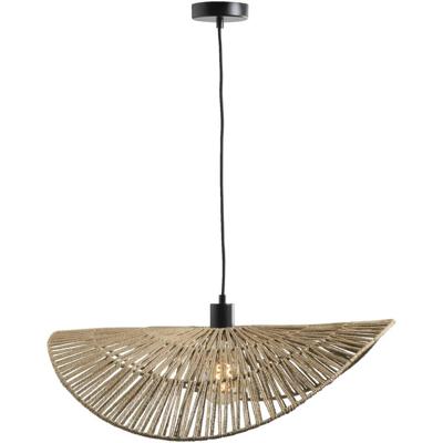 Leen Bakker - Hanglamp Noam - 120x60x63 Cm - Metaal/Papier - Bruin