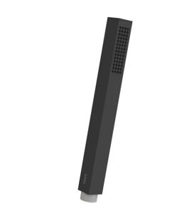 Staafhanddouche Tres Cuadro | 1 Stand | Vierkant | Zwart mat