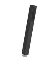 Staafhanddouche Tres Cuadro | 1 Stand | Vierkant | Zwart mat