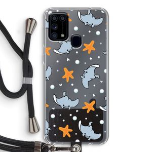 Manta: Samsung Galaxy M31 Transparant Hoesje met koord