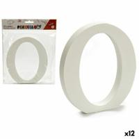Brief O Wit Hout 1,8 x 21 x 17 cm (12 Stuks)