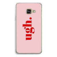 Ugh: Samsung A3 (2017) Transparant Hoesje Ugh: Samsung A3 (2017) Transparant Hoesje