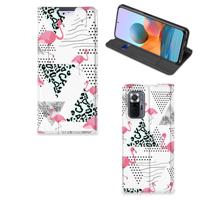 Xiaomi Redmi Note 10 Pro | Hoesje maken | Flamingo Triangle