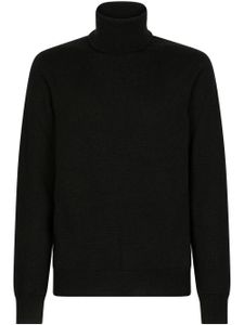 Dolce & Gabbana pull en cachemire à col roulé - Noir