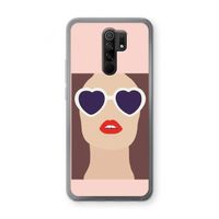 Red lips: Xiaomi Redmi 9 Transparant Hoesje