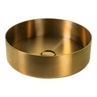 Waskom Lanesto Vanity 40x11,5 cm Goud (excl kraan incl waste) - thumbnail