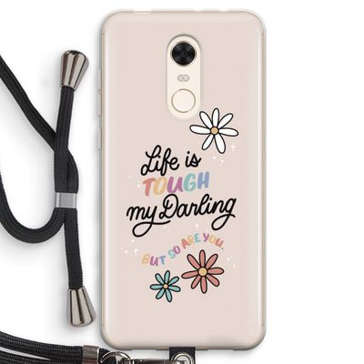 Tough Life: Xiaomi Redmi 5 Transparant Hoesje met koord