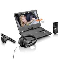 Lenco DVP-1010BK - 10 Zoll tragbarer DVD-Spieler Draagbare TV met DVD-speler Lenco DVP-1010BK - 10 Zoll tragbarer DVD-Spieler Draagbare TV met DVD-speler