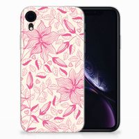 Apple iPhone Xr TPU Case Pink Flowers