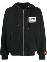 Heron Preston hoodie H.P.C Security Tape en coton - Noir