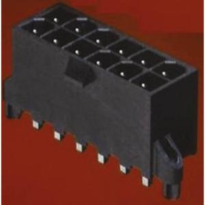 Molex 462070004 Male header, inbouw (standaard) Totaal aantal polen: 4 Rastermaat: 4.20 mm Inhoud: 1 stuk(s) Tray