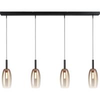 Masterlight 4L hanglamp Ø11,5cmLido Olive met gold-fading glas - 2861-05-02-130-4-4