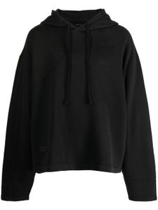 FIVE CM hoodie en coton à logo brodé - Noir