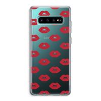 Lips: Samsung Galaxy S10 Plus Transparant Hoesje
