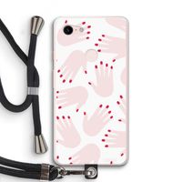 Hands pink: Pixel 3 XL Transparant Hoesje met koord