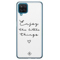 Samsung Galaxy A12 siliconen hoesje - Enjoy life