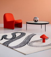 Brink en Campman - Decor Flow Sand 091309 - 140x200 cm Vloerkleed