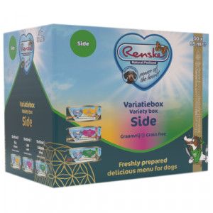 Renske Variatiebox Side Graanvrij vers bereid natvoer hond (blik) 1 tray (30 x 95 g)