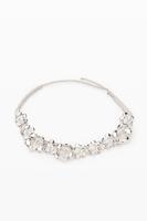 Metalen riem bloemen - BLACK - U