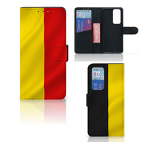 OPPO Find X3 Neo 5G Bookstyle Case Belgische Vlag - thumbnail