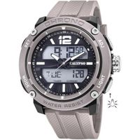 Calypso K5796/1 Horloge Digitaal-Analoog kunststof-rubber grijs 52 mm