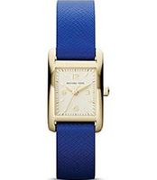 Horlogeband Michael Kors MK2271 Leder Blauw 14mm - thumbnail