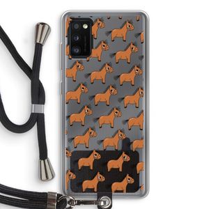 Pony: Samsung Galaxy A41 Transparant Hoesje met koord