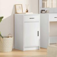 Dressoir met lade Wit 40 x 40,5 x 75 cm Bewerkt hout