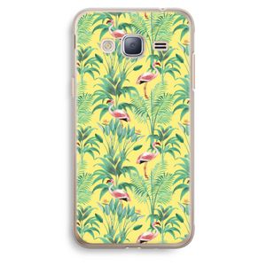Flamingo party: Samsung Galaxy J3 (2016) Transparant Hoesje