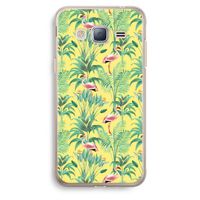 Flamingo party: Samsung Galaxy J3 (2016) Transparant Hoesje