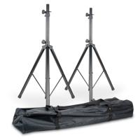 American DJ SPSX2B speaker standaards met tas - thumbnail