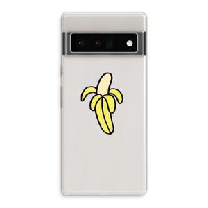 Banana: Google Pixel 6 Pro Transparant Hoesje