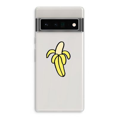 Banana: Google Pixel 6 Pro Transparant Hoesje