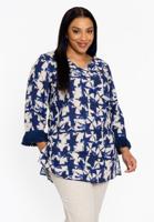 Yoek Tuniek Flare TESSA | Blauw | Maat 42/44