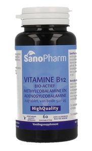 Sanopharm Vitamine B12 Bio-Actief Zuigtabletten