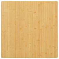 Tafelblad 80x80x2,5 cm bamboe
