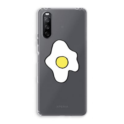 Spiegelei: Sony Xperia 10 III Transparant Hoesje