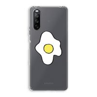 Spiegelei: Sony Xperia 10 III Transparant Hoesje